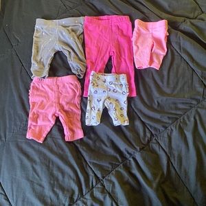 Newborn baby girl pants
